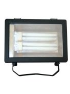 LANDLITE FL-226B, 2X26W G24q-3, Reflektor (Energiesparlampee enthalten), schwarz