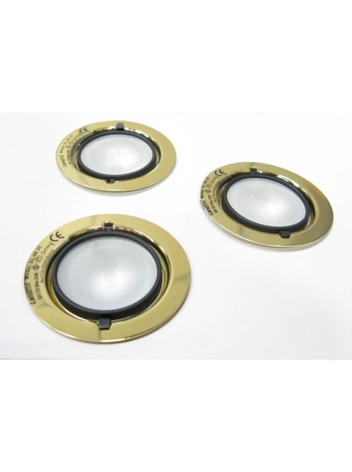  LANDLITE Halogén, G4, 3x20W, Ø70mm, fix, arany, spot lámpa szett (KIT-501-3 (KIT-06-3))