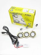  LANDLITE Halogén, G4, 3x20W, Ø70mm, fix, arany, spot lámpa szett (KIT-501-3 (KIT-06-3))