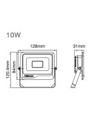 OSRAM LP FL 10W 840 SF BL (GL24100554255). 4000K. black. 1250lm. LED Floodlight