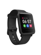 Amazfit Bip S Lite Charcoal Black (szénfekete)  A1823, Okosóra, Smartwatch, Zepp, Huami, Okos Óra, Smart Watch, Fitness, Fitnesz, Egészség, Sport