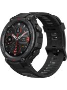 BONTOTT CSOMAGOLÁS  Amazfit T-Rex Pro, Meteorite Black (Fekete), A2013, Okosóra, Smartwatch, Zepp, Huami, Okos Óra, Smart Watch, Fitness, Fitnesz, Egészség, Sport BONTOTT CSOMAGOLÁS