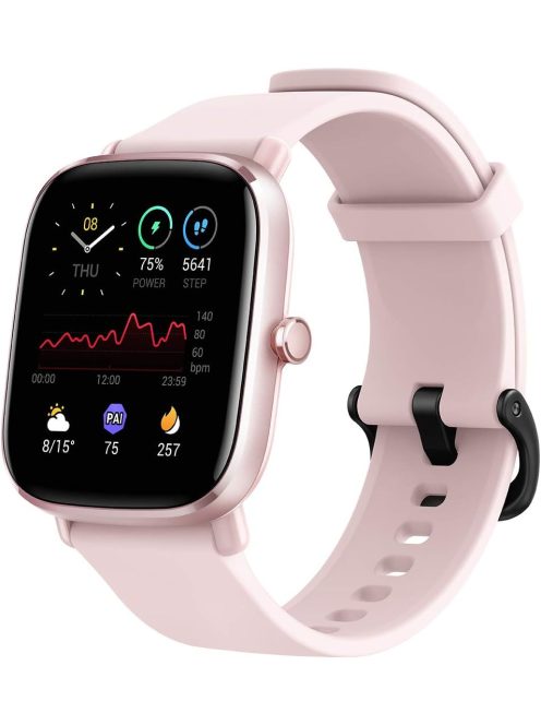 Amazfit GTS 2 Mini, Flamingo Pink, A2018, Okosóra, Smartwatch, Zepp, Huami, Okos Óra, Smart Watch, Fitness, Fitnesz, Sport SÉRÜLT CSOMAGOLÁS